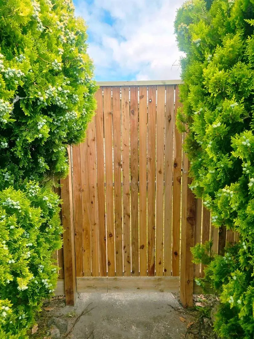 Timber Side Access Gate — Custom Gates by Upright Fencing, Gates & Maintenance