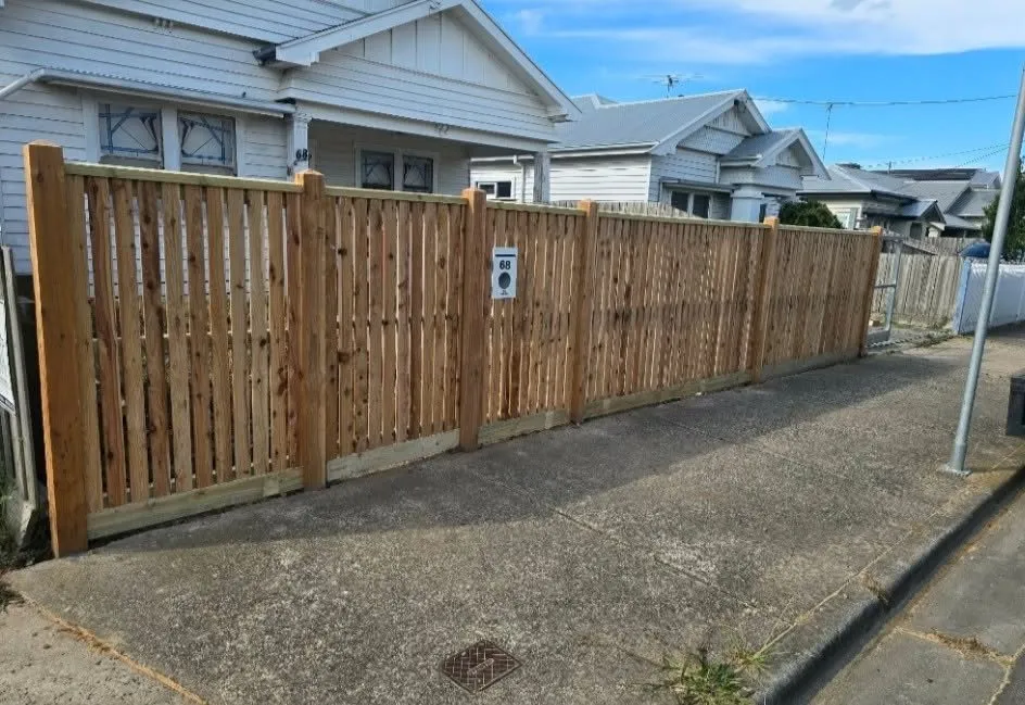 Period Home Timber Front Fence — Timber Fencing by Upright Fencing, Gates & Maintenance